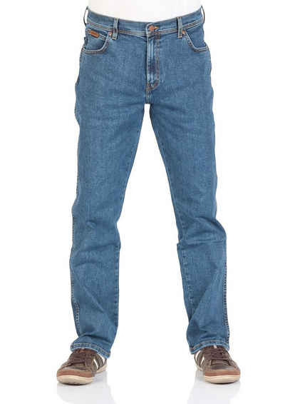 Wrangler Straight-Jeans Texas Jeanshose mit Stretchanteil