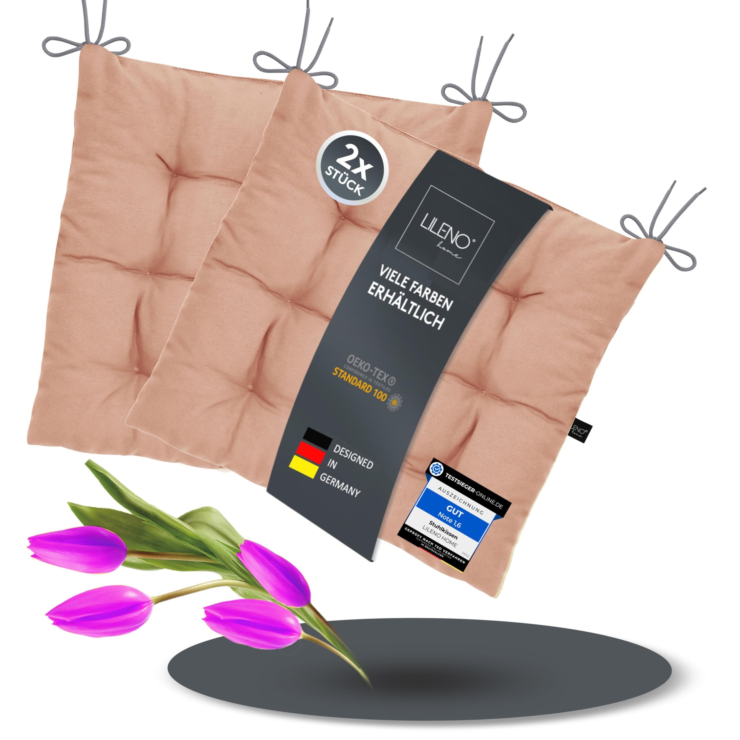 LILENO HOME Stuhlkissen Sitzkissen für Gartenstuhl, günstig online kaufen