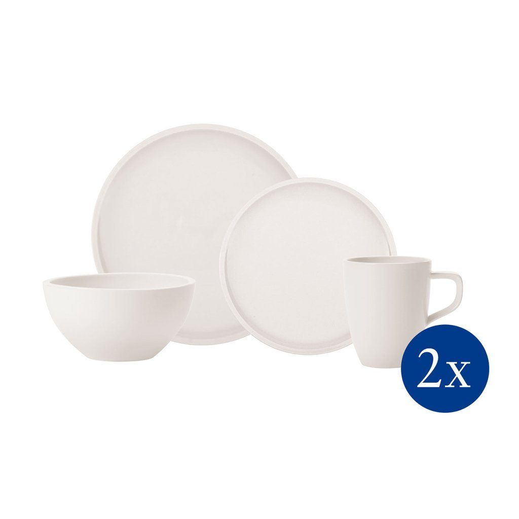 Villeroy & Boch Geschirr-Set Artesano Original Einsteigerset 8 tlg. (8-tlg), 2 Personen, Porzellan