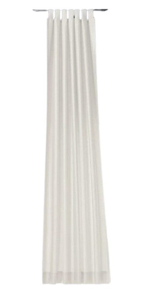 Clever-Kauf-24 Gardine Schlaufenschal Limbo, wollweiß / helles cremeweiss, BxH 135x260cm, (1 St), Multifunktionsband, halbtransparent