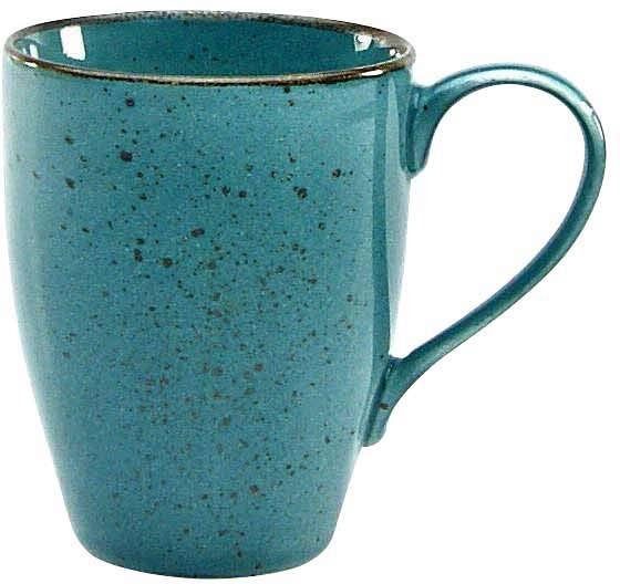 CreaTable Becher Kaffeebecher NATURE COLLECTION, 6-tlg., Steinzeug, Tassen Set, 6-teilig