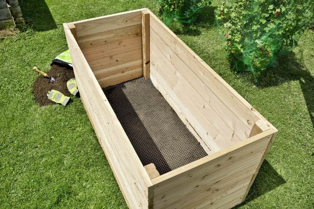 siwitec Mäusegitter FÜR HOCHBEET ODER KOMPOSTER, VERZINKT, DRAHTGITTER, siwitec Wühlmausgitter, für Hochbeete oder Komposter geeignet