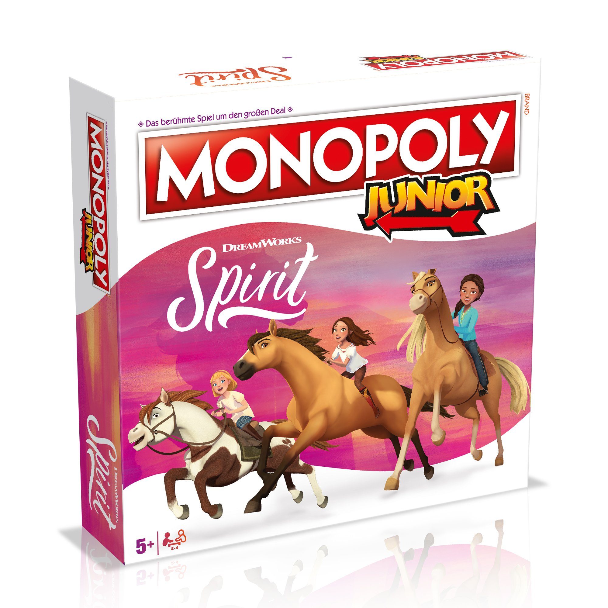 Winning Moves Spiel, Brettspiel Monopoly Junior - Spirit - Riding Free