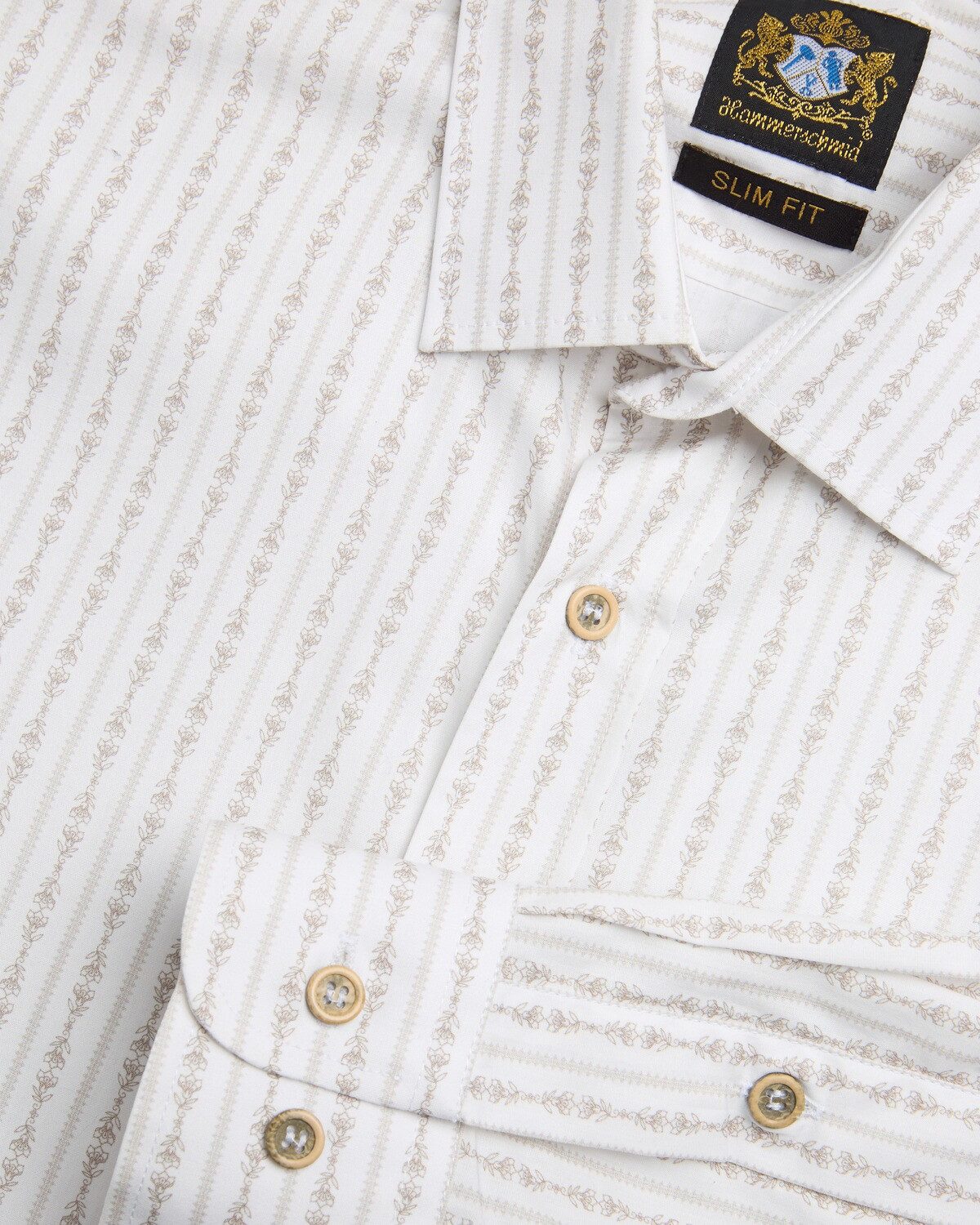 Hammerschmid Trachtenhemd Slim Fit Trachtenhemd mit Ranken