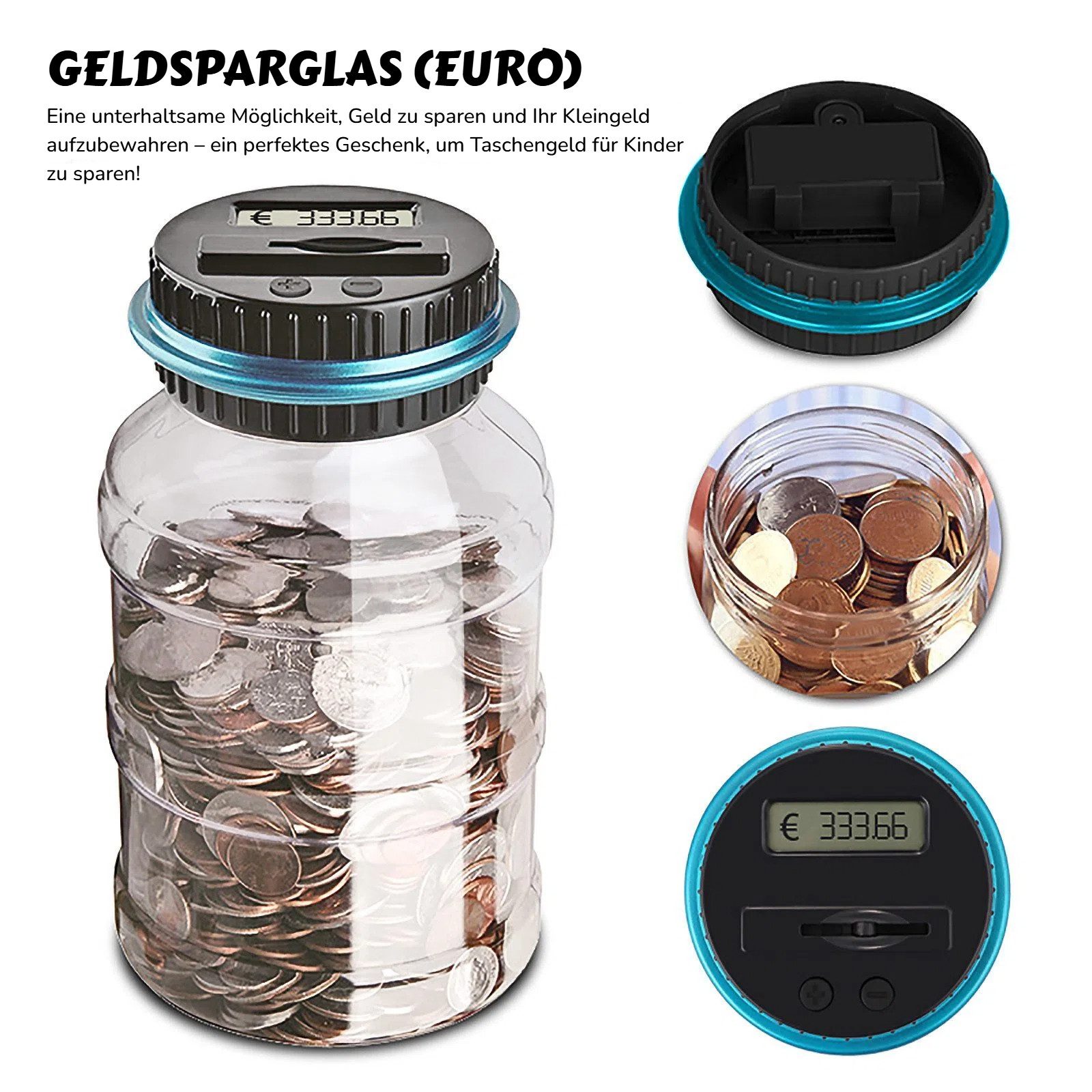 BlingBin Spardose Elektronisch Sparschwein, Digitale Spardose günstig online kaufen