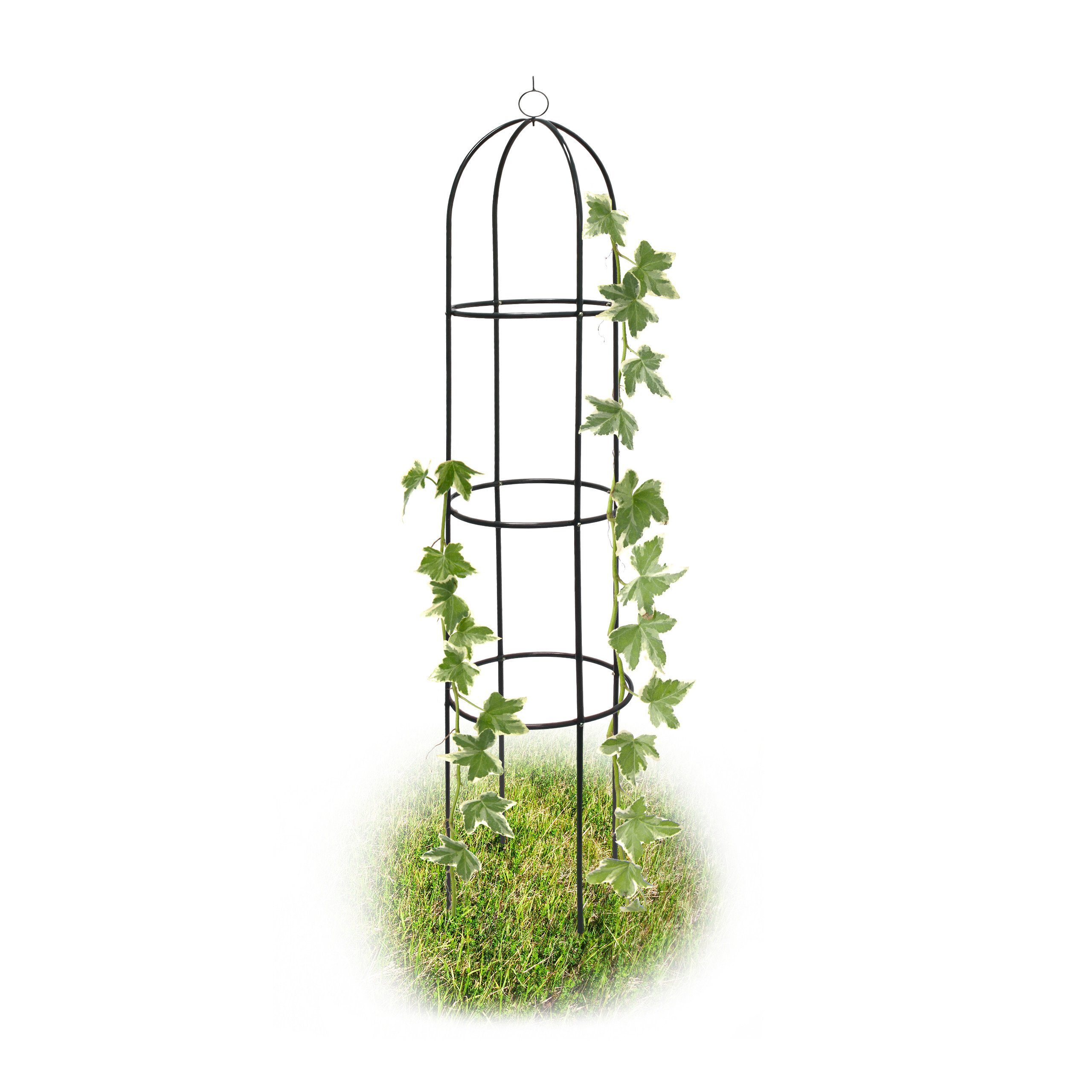 Rankhilfe Rankobelisk aus Metall 1,9 m