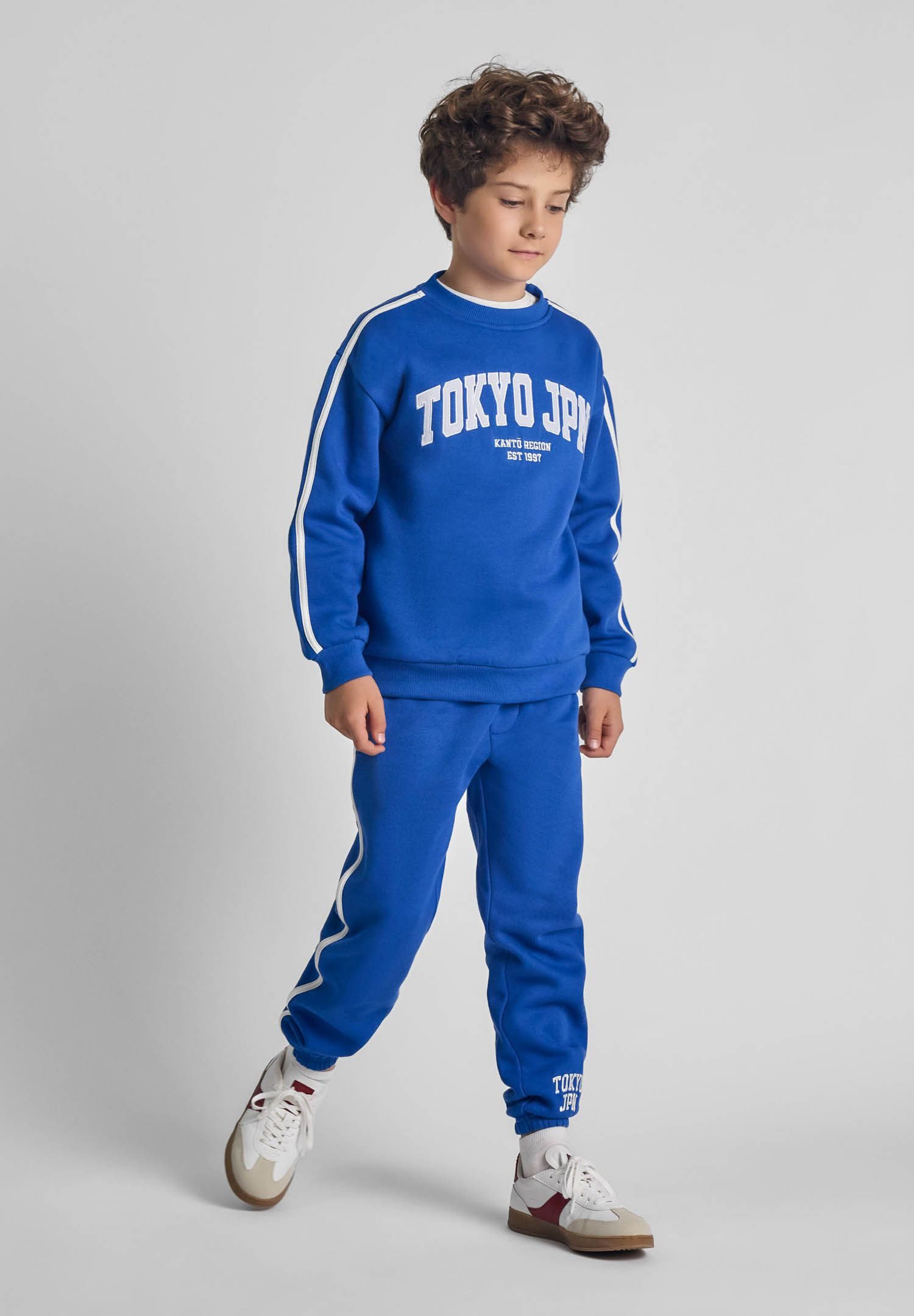 Trainingsanzug Zweiteiliges Set mit Sweatshirt und Sweathose mit Print (2y-14y)