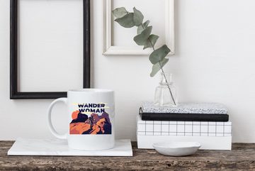 Youth Designz Tasse Wander Woman Kaffeetasse Geschenk, Keramik, mit Trendigem Frontdruck