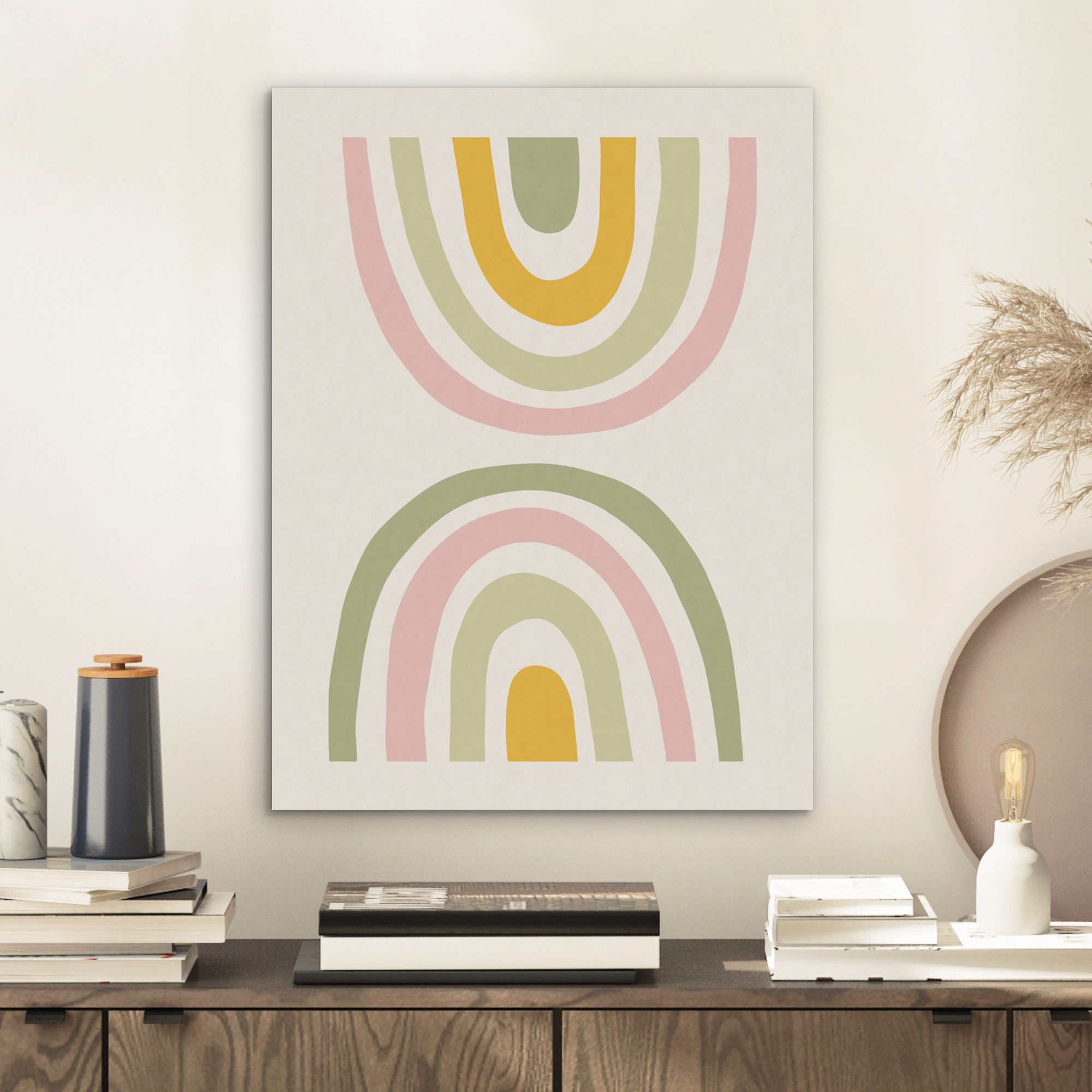 MuchoWow Gemälde Regenbogen - Pastell - günstig online kaufen