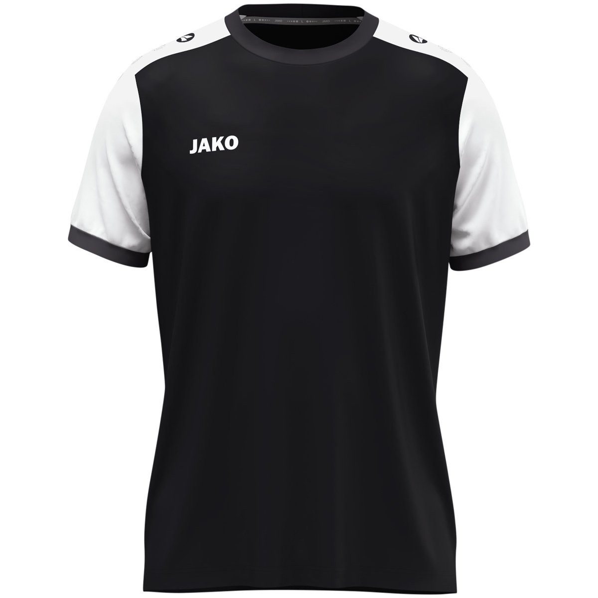T-Shirt Dynamic Trikot (Polyester-Micro-Mesh) schwarz/weiss Kinder