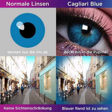 GLAMLENS Monatslinsen Cagliari Blue