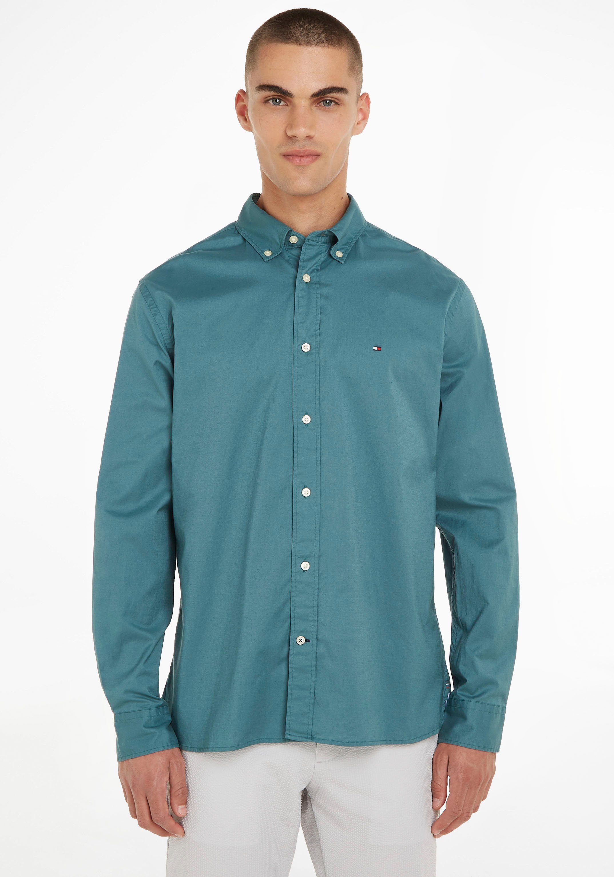 Hilfiger Grüne kaufen online Tommy OTTO Herren Hemden | für