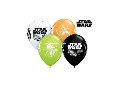 Festivalartikel Luftballon Star Wars LUFTBALLONS GEBURTSTAG LUFTBALLON SET 6 Stk
