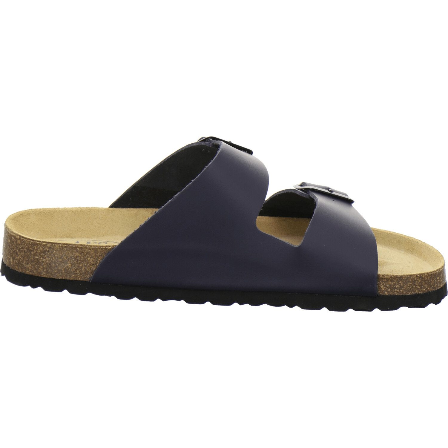 AFS-Schuhe 310050 Zweischnaller Pantolette für Herren mit Fußbett, bequeme Sandalen aus Leder