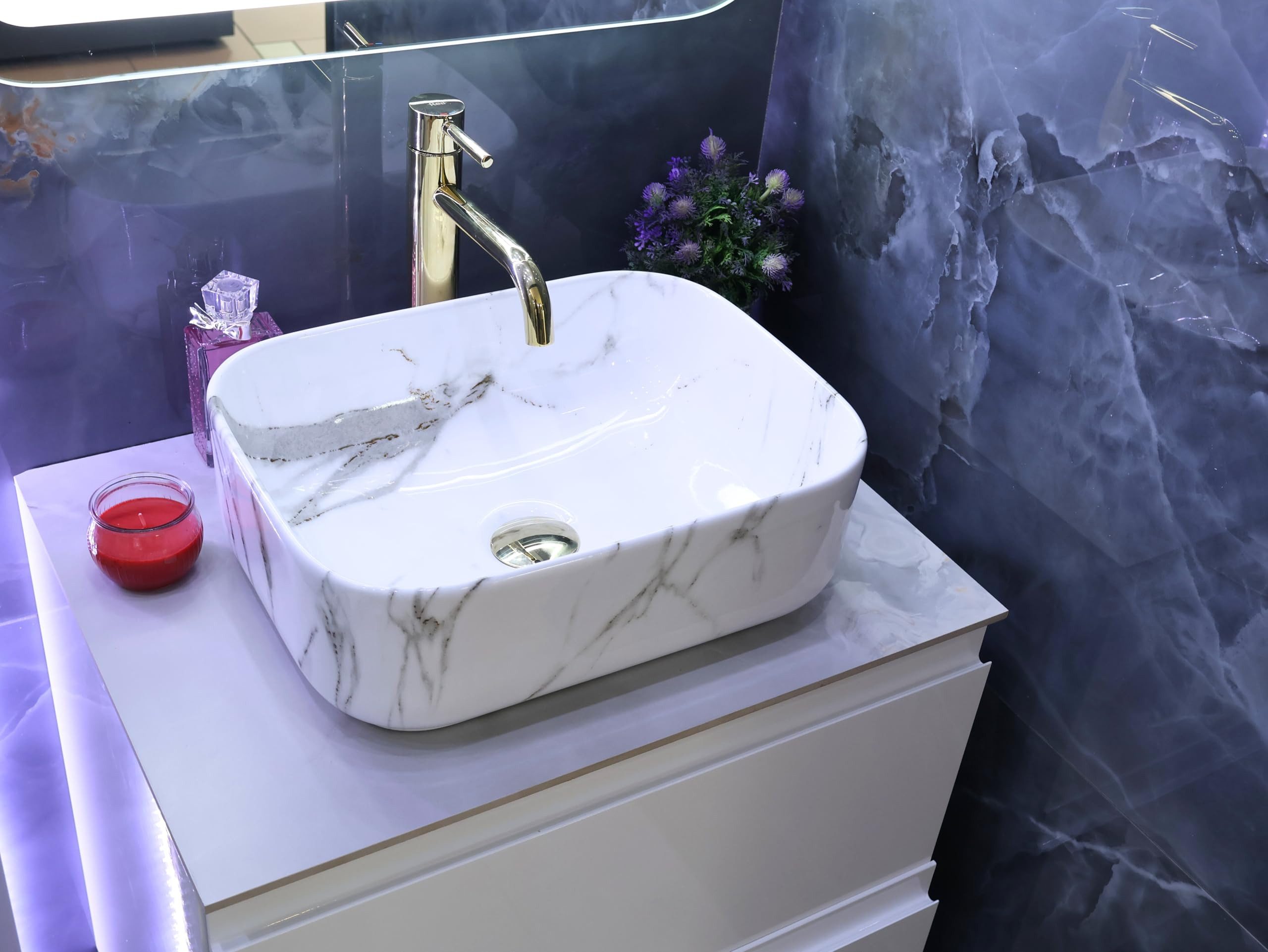 GTM Design Aufsatzwaschbecken LIVIA Modern Waschbeckenm günstig online kaufen