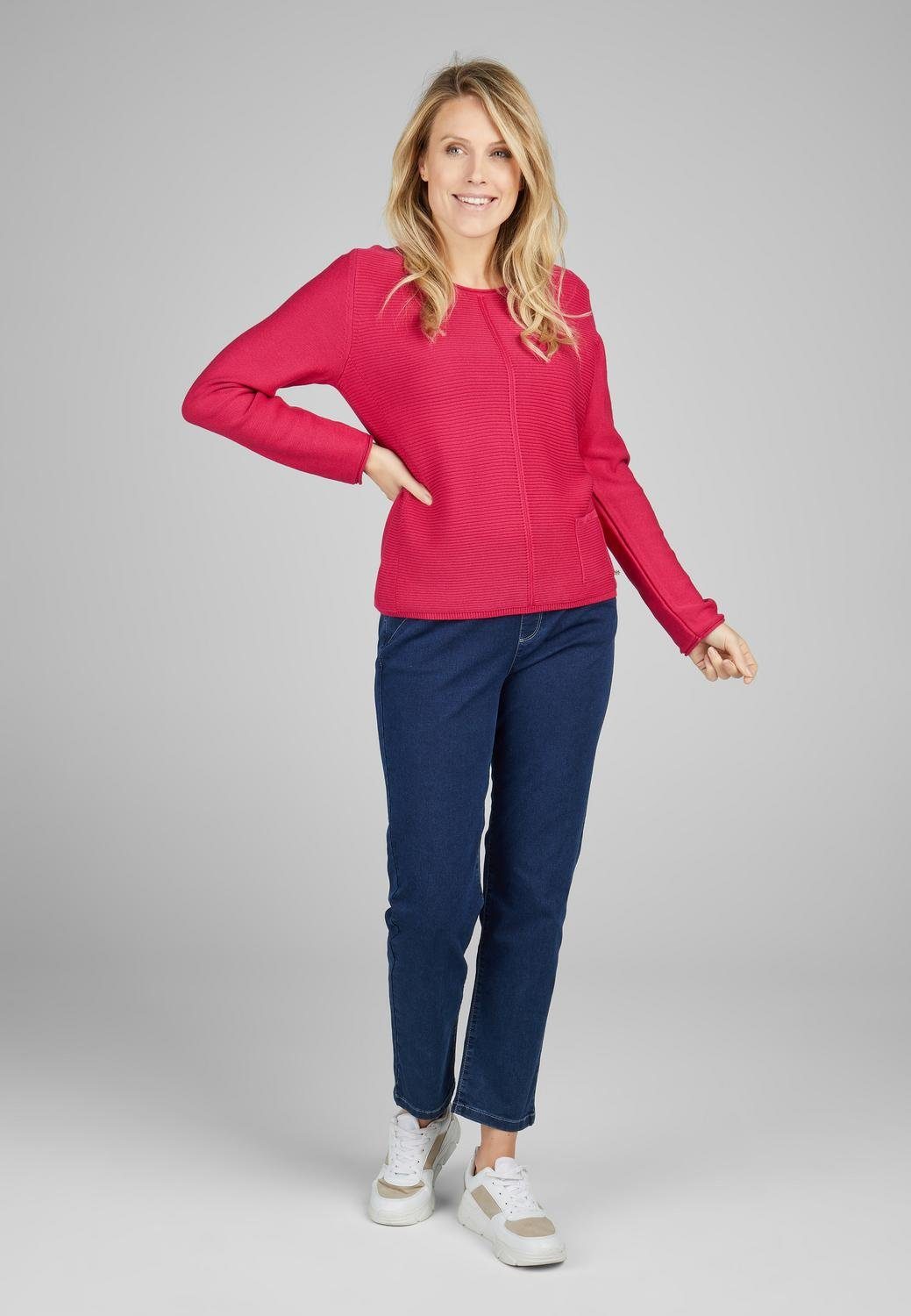 Rabe Sweatshirt Pullover, Hibiskus Pink