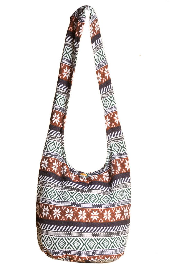 PANASIAM Strandtasche Schulterbeutel in gewebten Designs aus 100 % Baumwoll günstig online kaufen