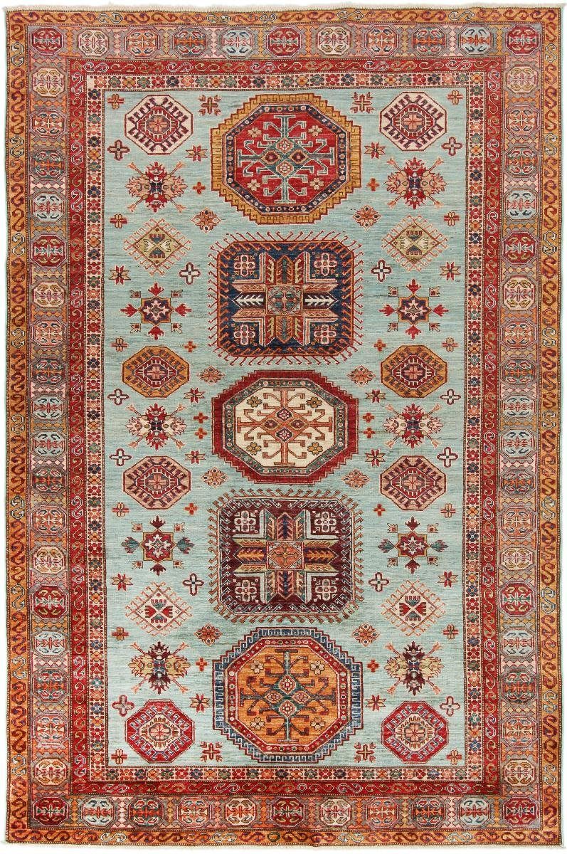 Orientteppich Super Kazak 168x251 Handgeknüpfter Orientteppich, Nain Trading, rechteckig, Höhe: 5 mm