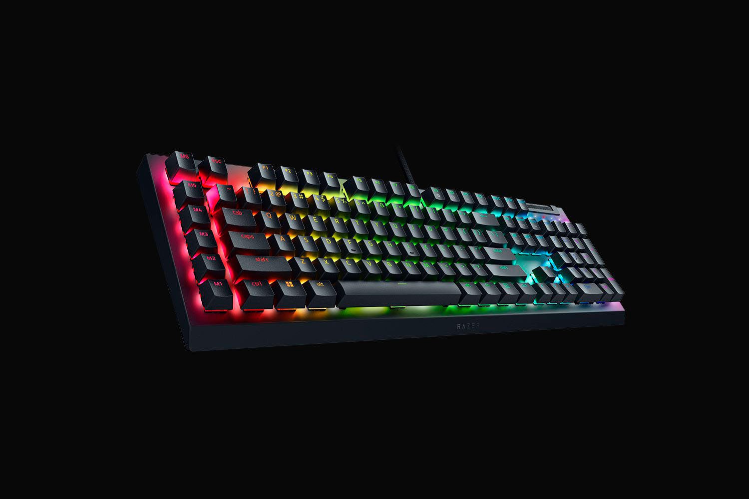 RAZER BlackWidow V4 X - Grün Switch - DE Tastatur