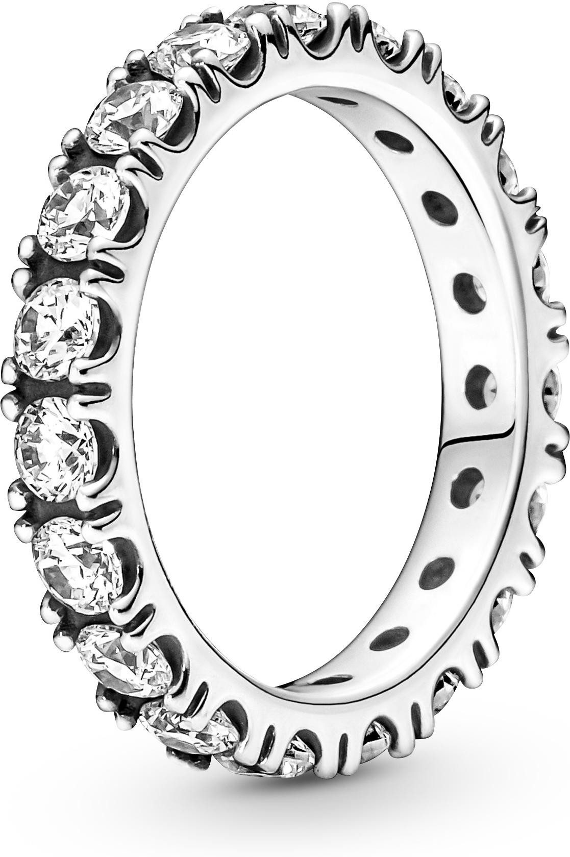 Pandora Fingerring Pandora Funkelnde Reihe Ewigkeits-Ring 190050C01 Damenri günstig online kaufen