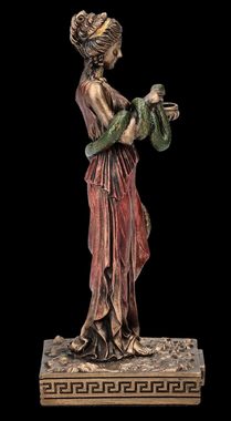 Figuren Shop GmbH Dekofigur Hygieia Figur klein - Göttin der Heilung - Veronese Antike Götterfigur