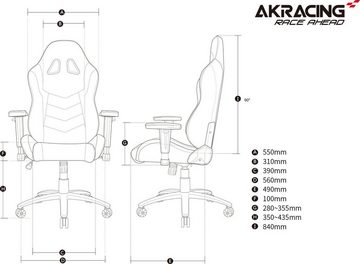 AKRacing Gaming-Stuhl "AKRACING" Core SX AK-SX-LAVENDER Gaming Stuhl