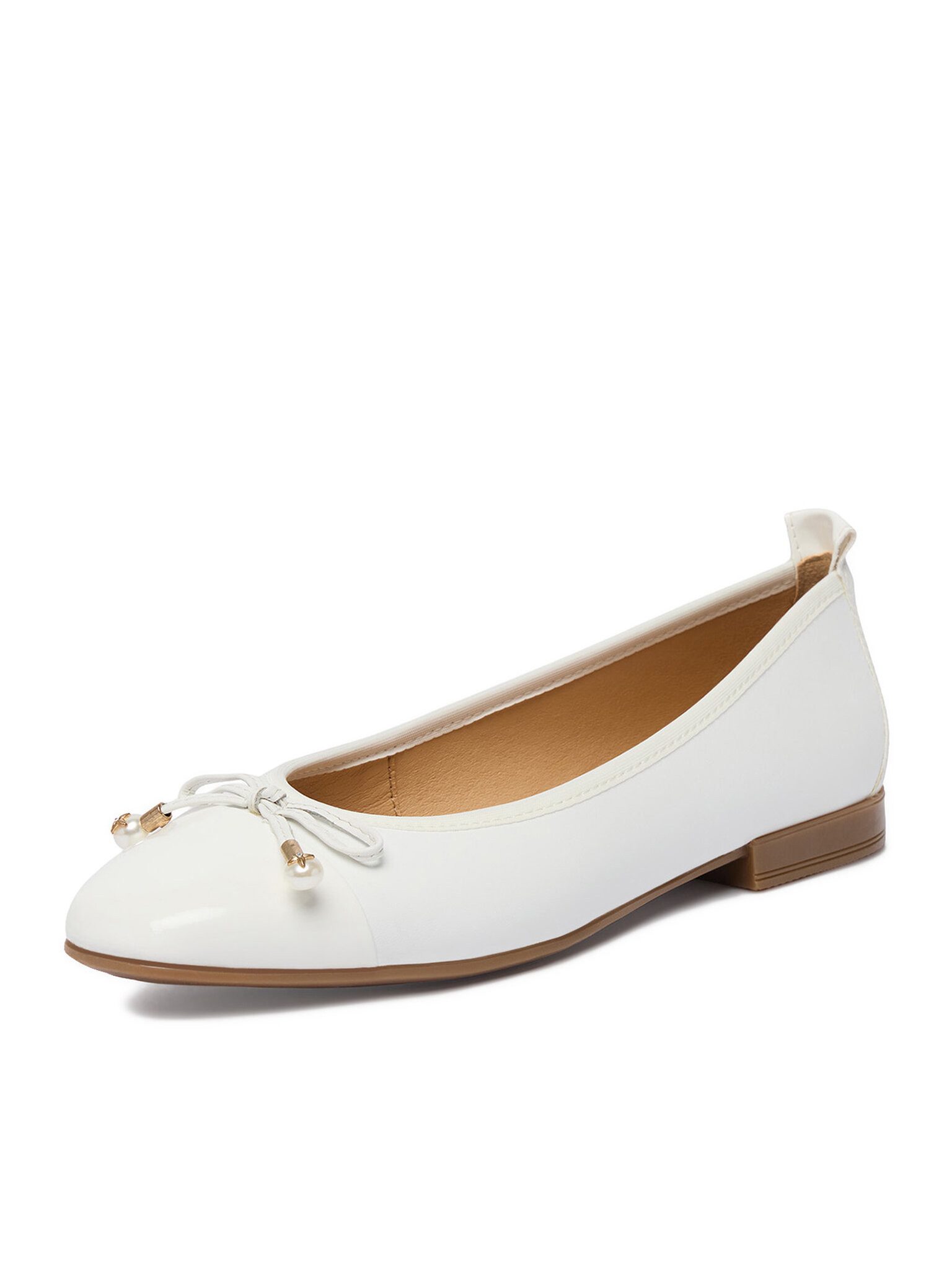 LASOCKI Lasocki Damen-Ballerinas Weiß Lasocki-CEO-RST-ROMI-04 Weiß Ballerina