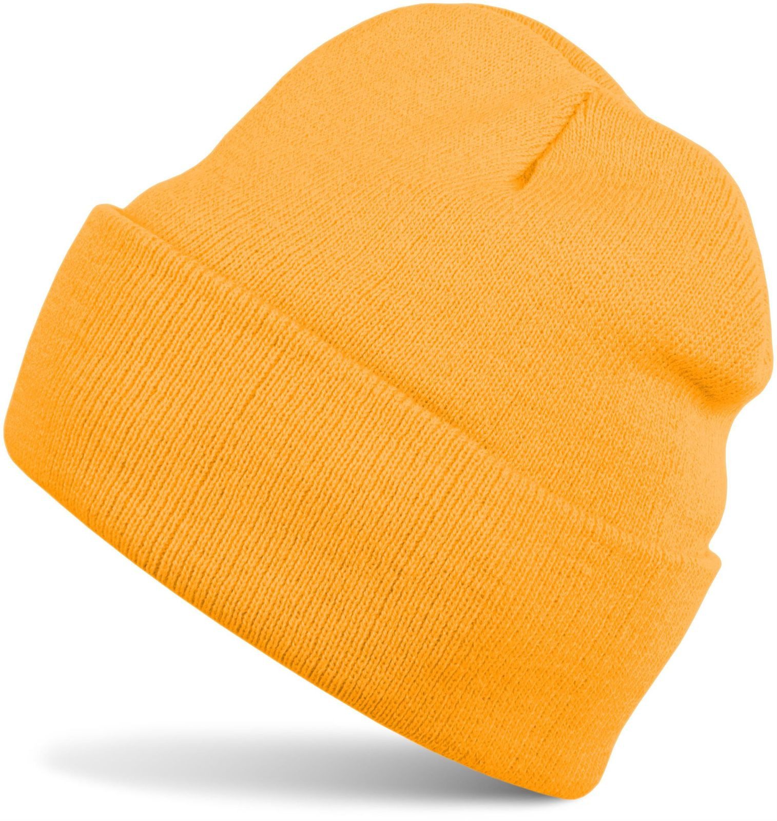 Strickmütze Kinder Strickmütze mit Krempe