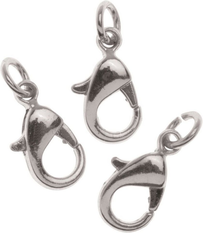 Thumbnail - Glorex Karabiner Glorex Karabiner Verschluss m. Ring 12 mm 3 Stück