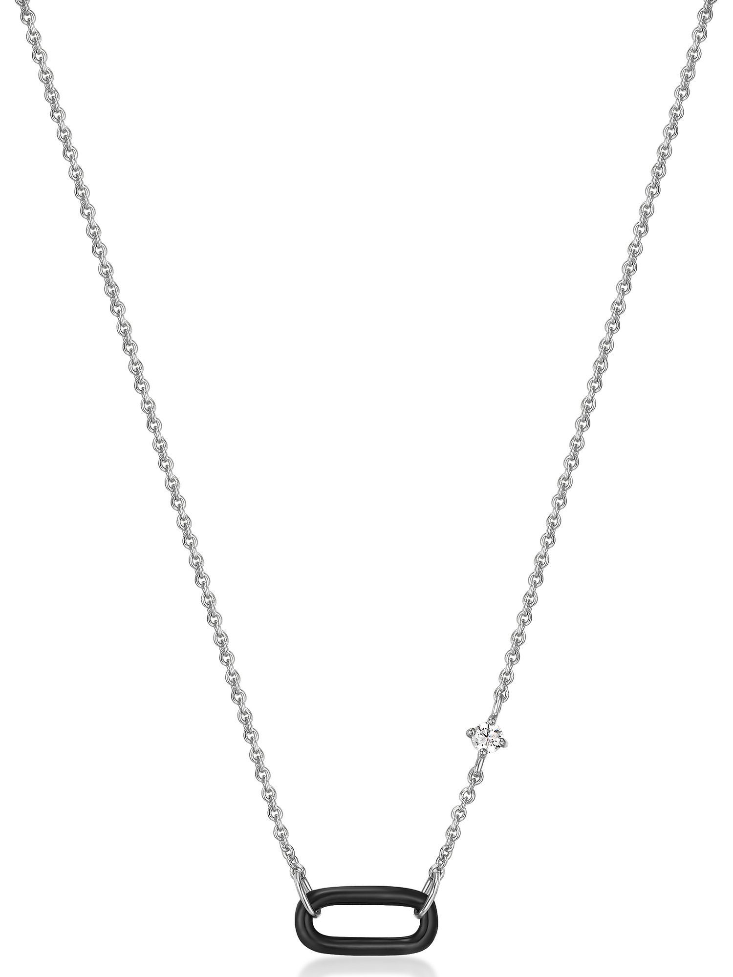 Collier Ania Haie Damen-Kette 925er Silber Zirkonia