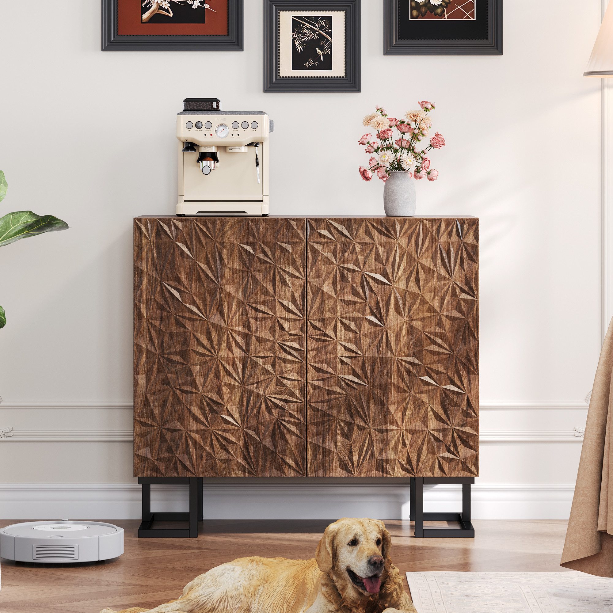 Ulife Sideboard "Blattpoesie" Serie, Kommode Anrichte günstig online kaufen