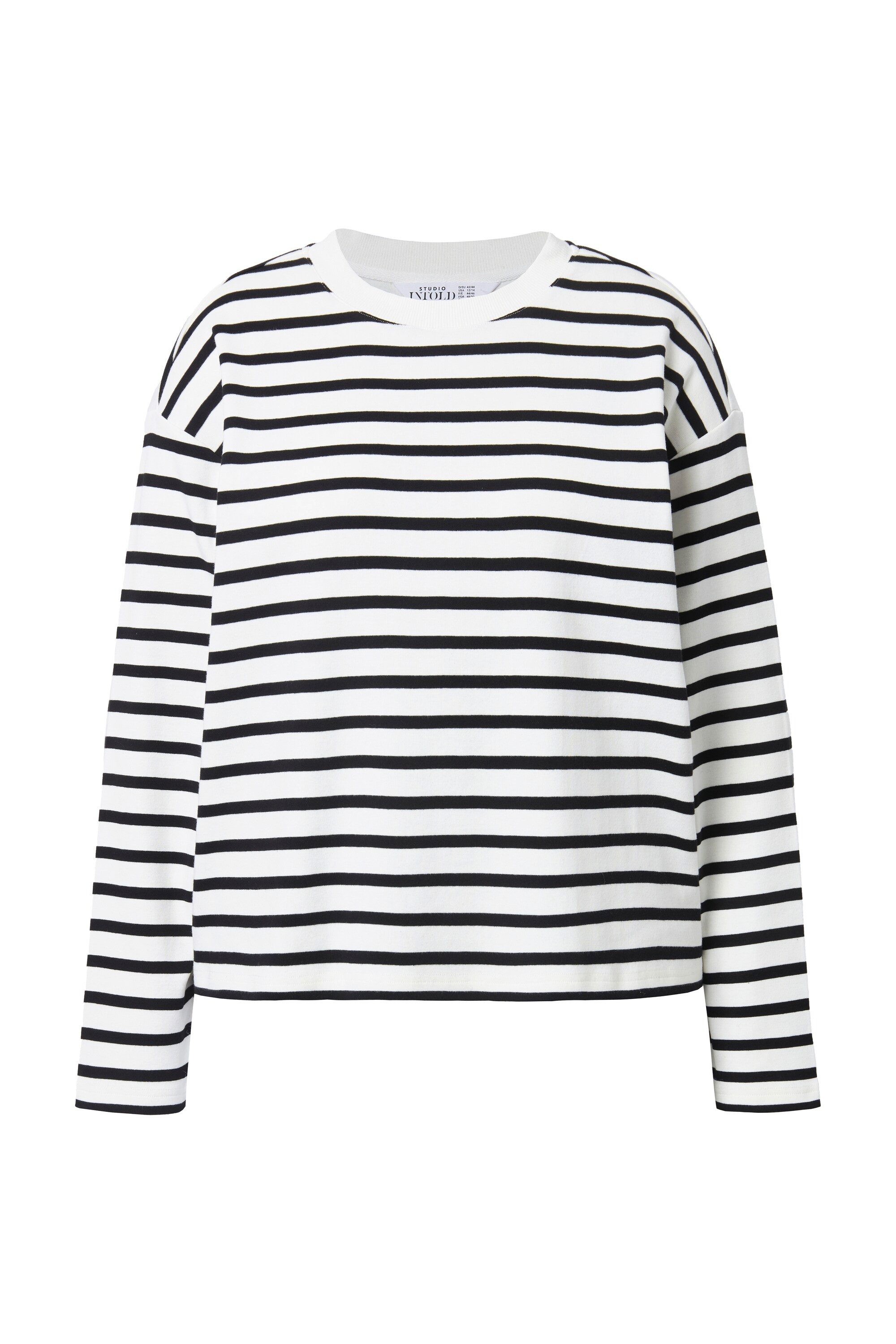 Studio Untold Sweatshirt Sweatshirt extra oversized Ringel günstig online kaufen