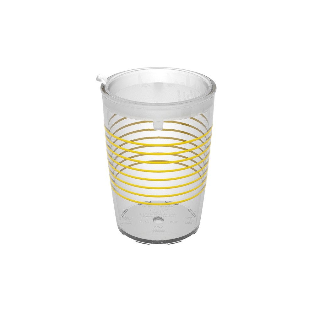 Ornamin Schnabelbecher Becher mit Antirutsch-Trick Ringe, Trinkhilfe l Trinkbecher l Pflegebecher l Alltagshilfe l Mehrwegbecher
