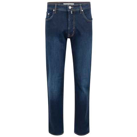 Pierre Cardin 5-Pocket-Jeans PIERRE CARDIN DEAUVILLE dark blue used buffies 31960 7106.6814