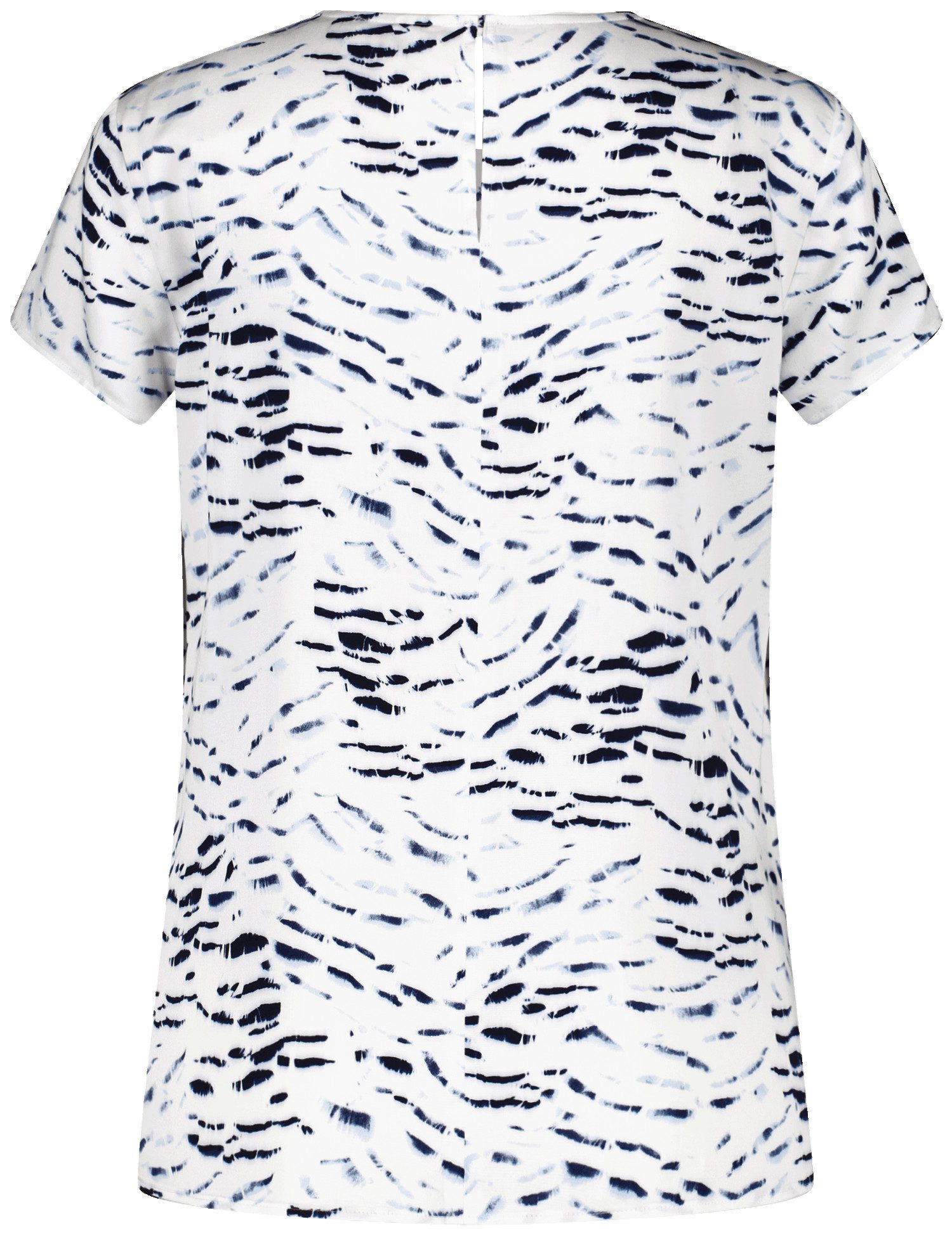 Taifun Kurzarmbluse - Blusenshirt aus fließender Qualität - Modisches Damenshirt