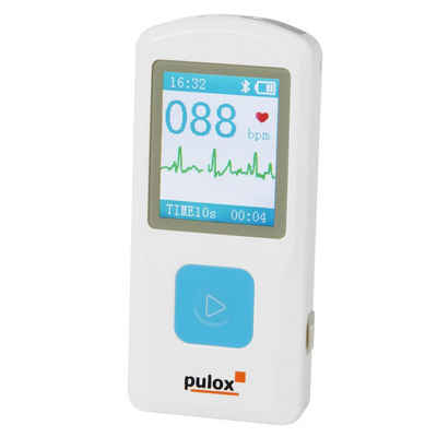 pulox EKG-Gerät PM10 Mobiles Einkanal EKG mit USB und PC Software