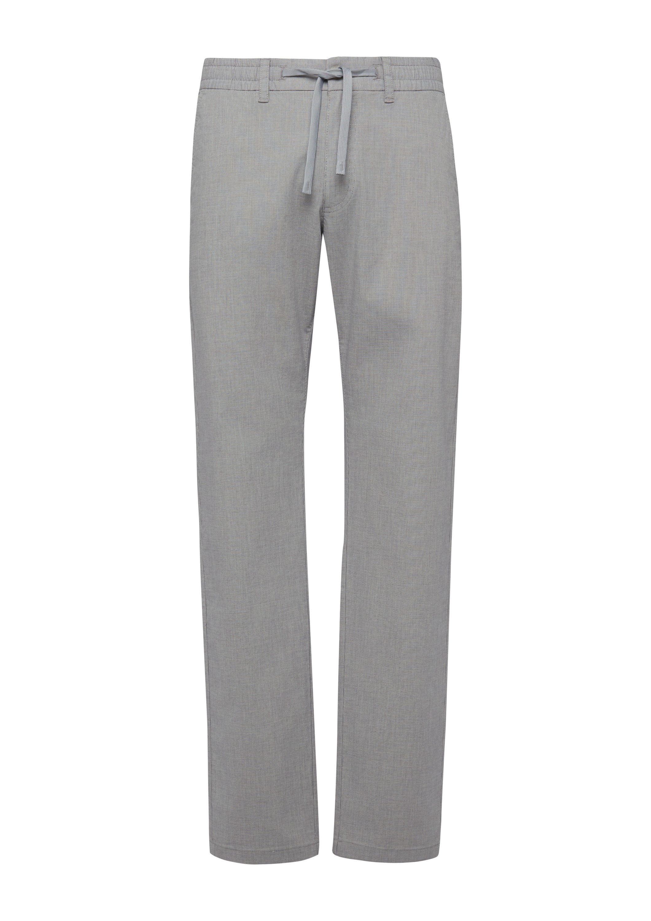 s.Oliver Chinos Hose PHOENIX Phoenix: Fein gemusterte Chino mit Elastikbund günstig online kaufen