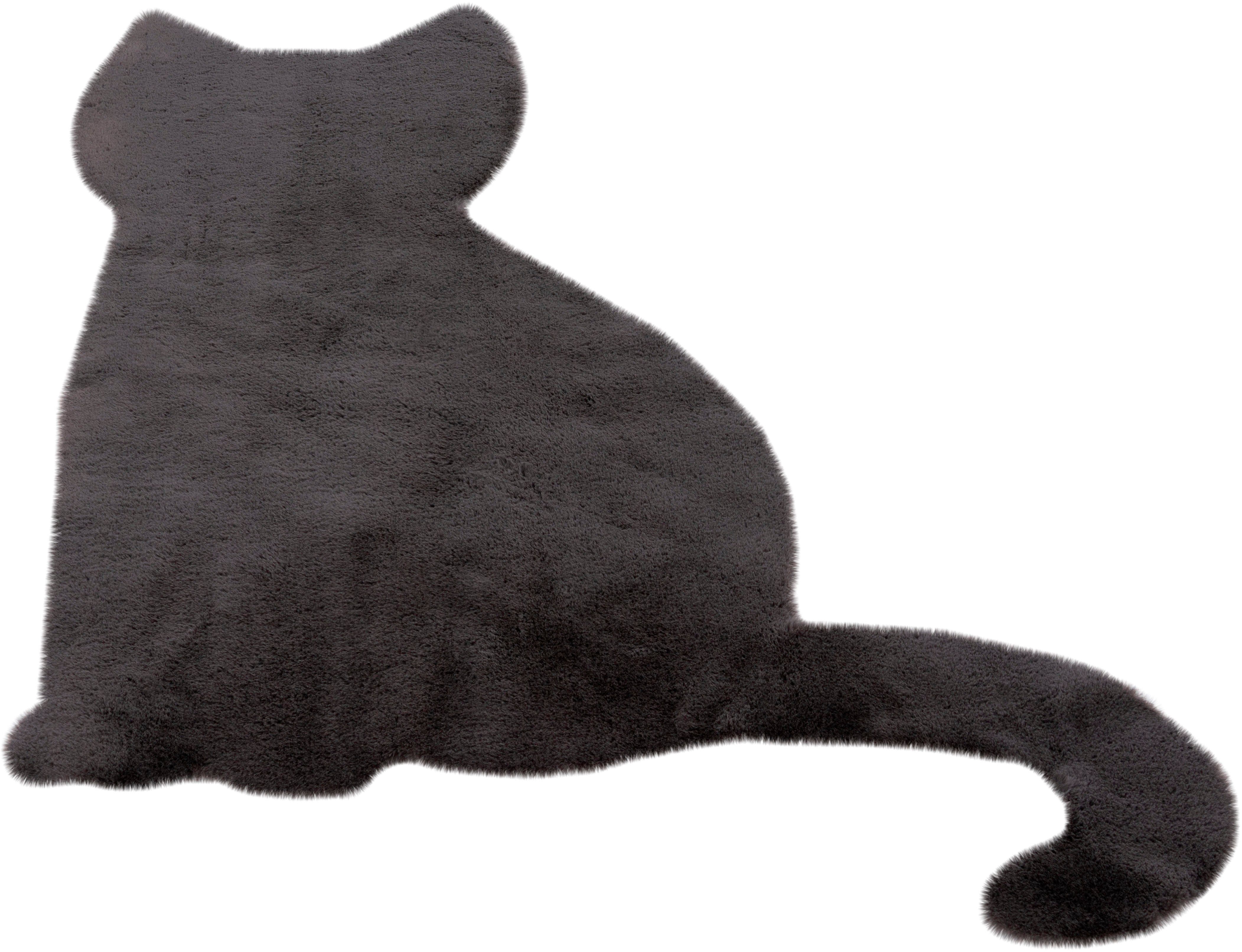 Obsession Kinderteppich My Luna 851, Motivform, Höhe: 19 mm, Motiv Katze, waschbar, Kinderzimmer