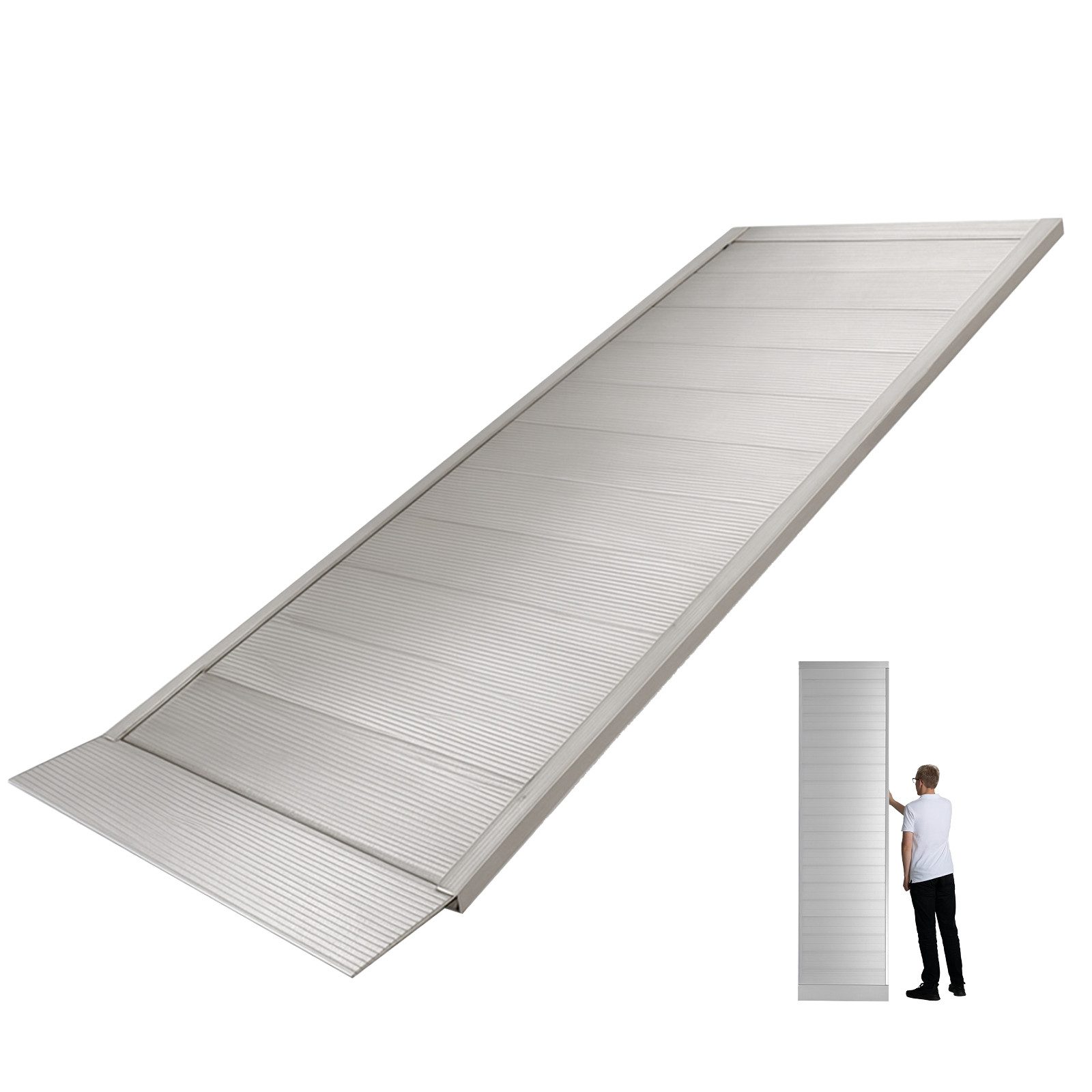 TRUTZHOLM Auffahrrampe TRUTZHOLM 1x Eventrampe 305 cm Traglast 600kg Alu grau geriffelt Rampe (1-St)