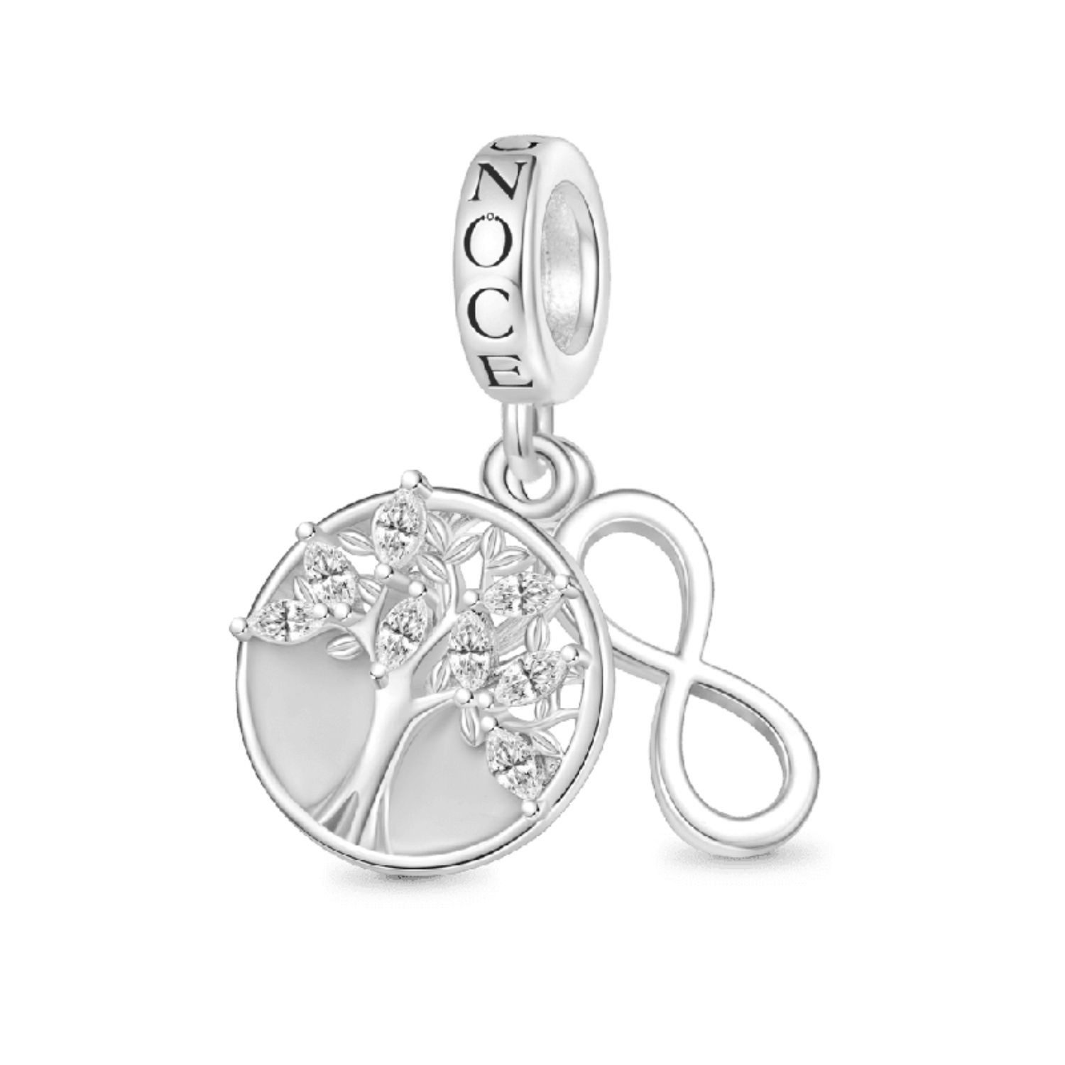 Gnoce Bead Gnoce Charm Anhänger Lebensbaum HSC090