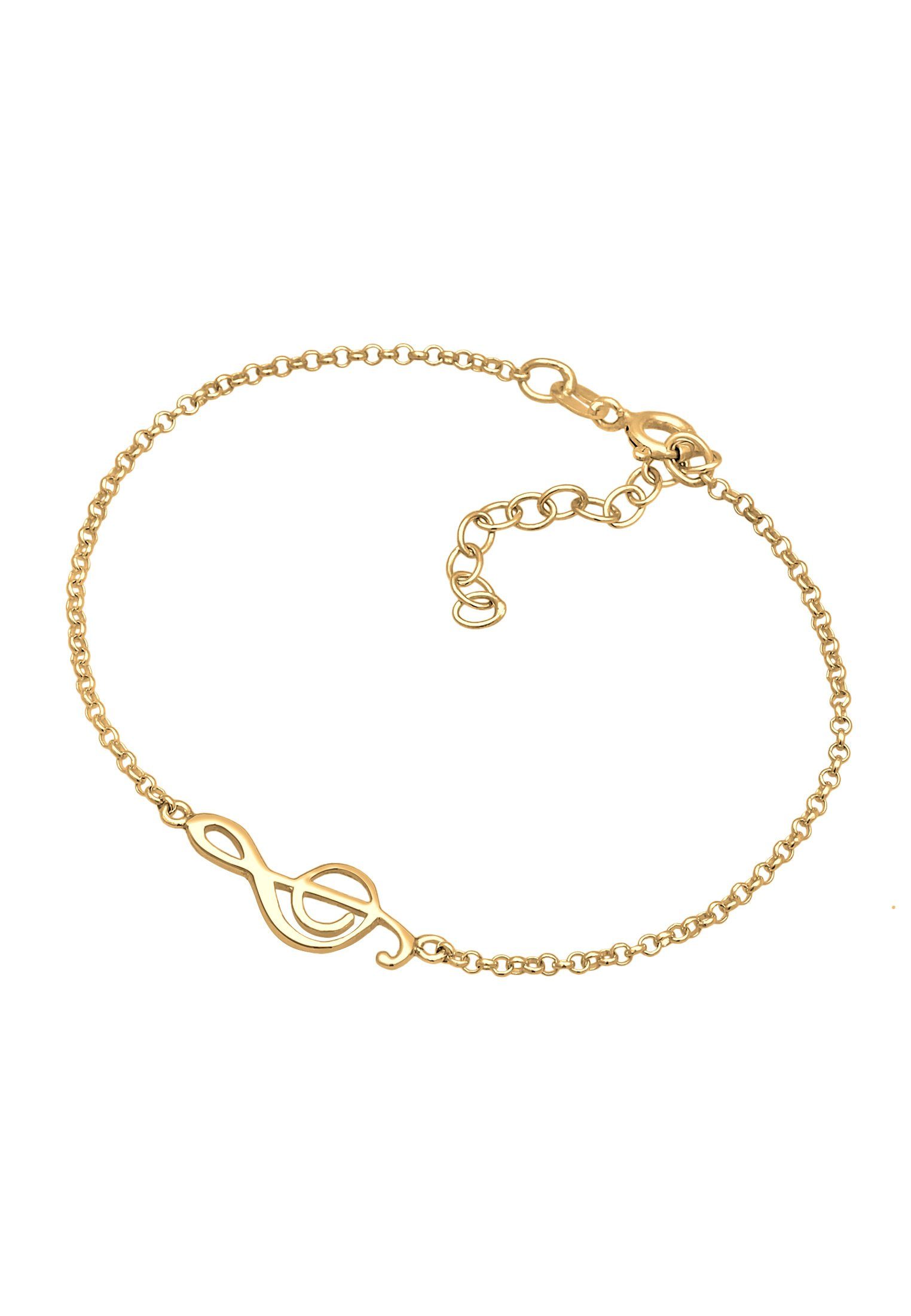 Elli Armband Armkettchen Notenschlüssel Musik Note günstig online kaufen