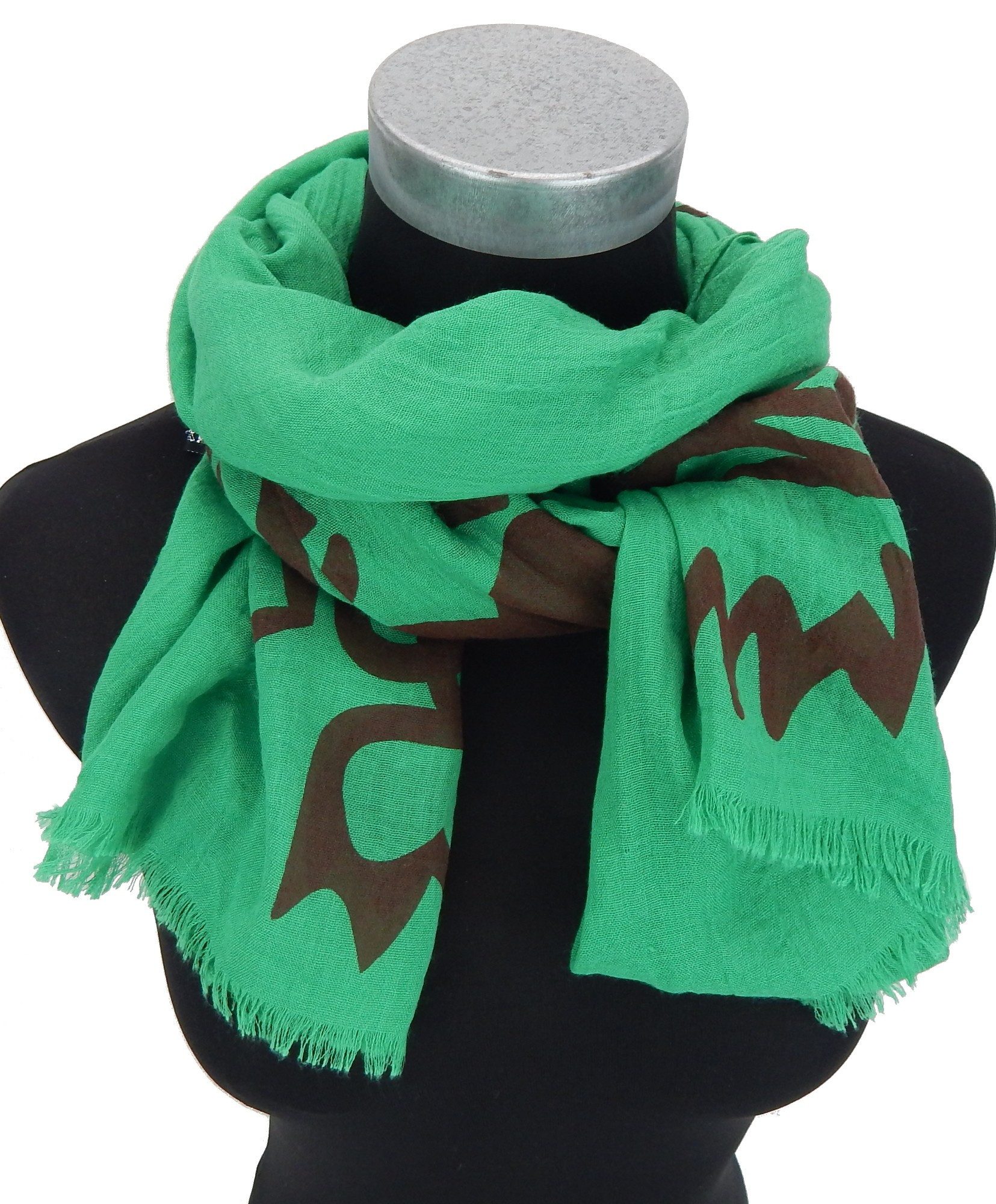 Ella Jonte Modeschal, grün braun 100% günstig online kaufen
