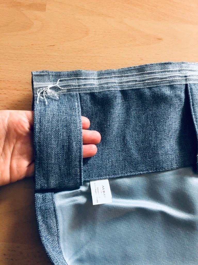 Verdunkelungsvorhang Jolie Verdunkelungsvorhang verdunkelnder Vorhang jeansblau Leinenoptik, Clever-Kauf-24,