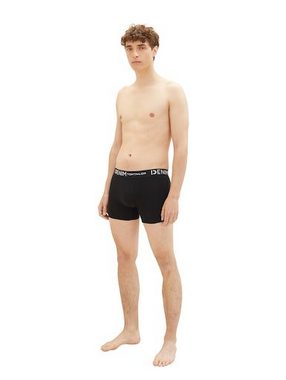 TOM TAILOR Denim Boxershorts (Packung, 3-St) mit Logo-Stretchbund