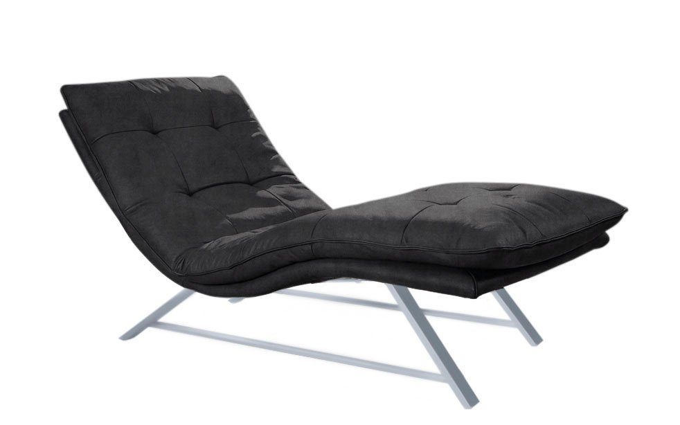 W.SCHILLIG Relaxliege daily dreams, in Waffelkissen-Optik, wahlweise mit Motor, Kufengestell, in 2 Breiten