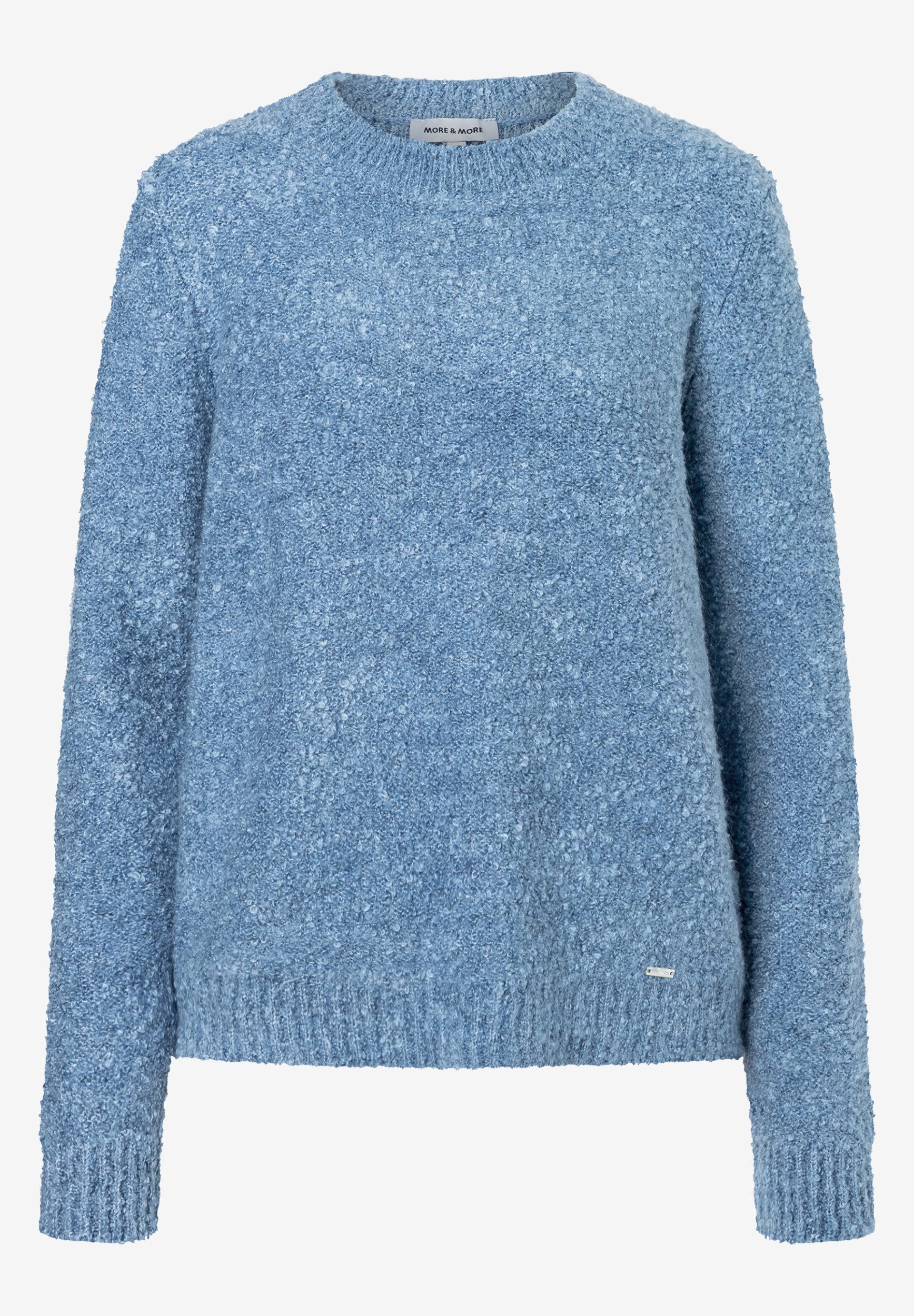 MORE&MORE Strickpullover Bouclé Pullover