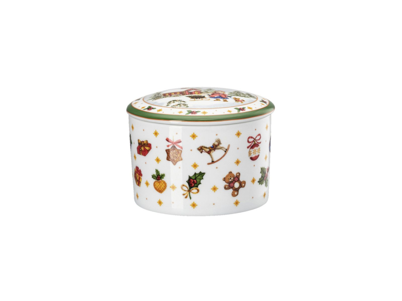 Hutschenreuther Weihnachtsfigur Happy Wintertime Dose klein, Банки