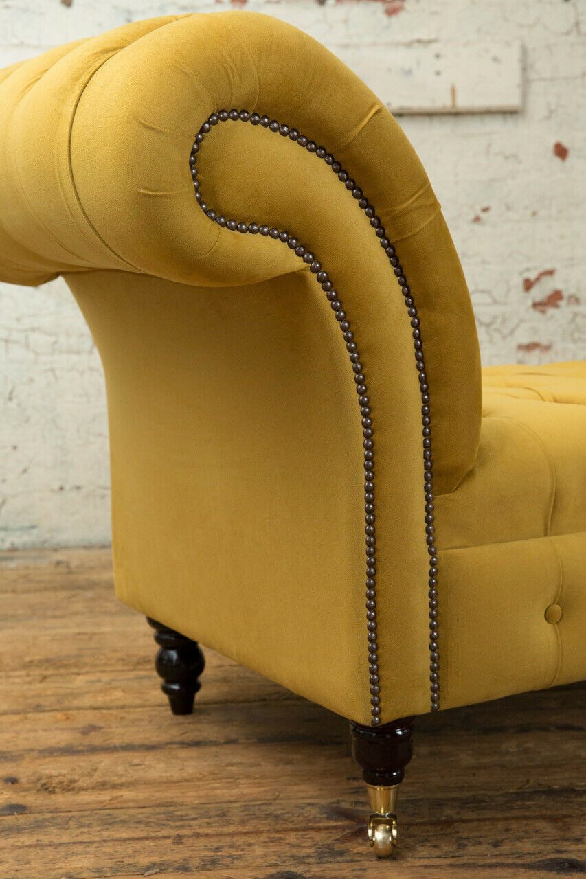 Xlmoebel Polsterbank Chesterfield-Sofa in edlem Design mit hochwertiger Polsterung (1-St., Sofa 1,5 Sitzer), Hergestellt in Europa