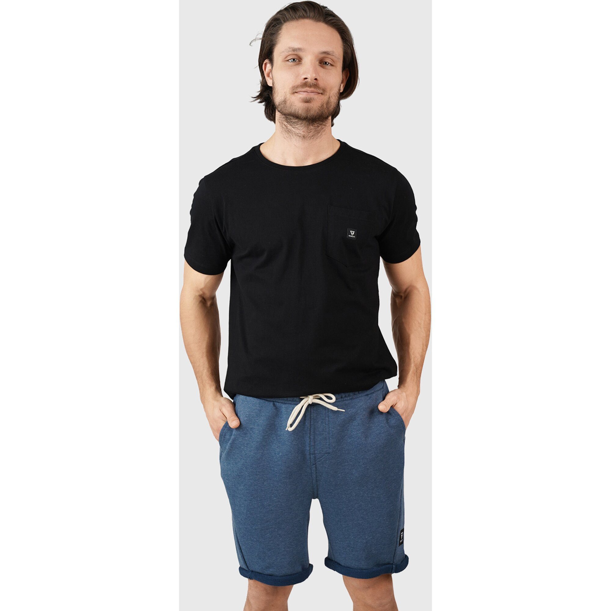 Brunotti Sweatshorts mit Brunotti-Badge günstig online kaufen