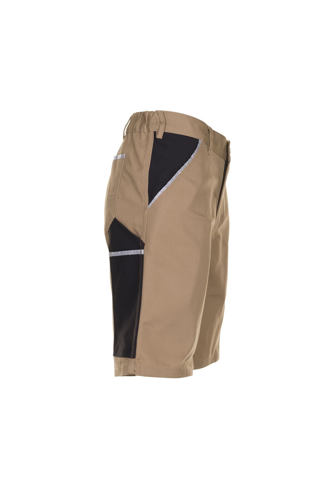 Planam Shorts Shorts Canvas 320 khaki/schwarz Größe M (1-tlg)